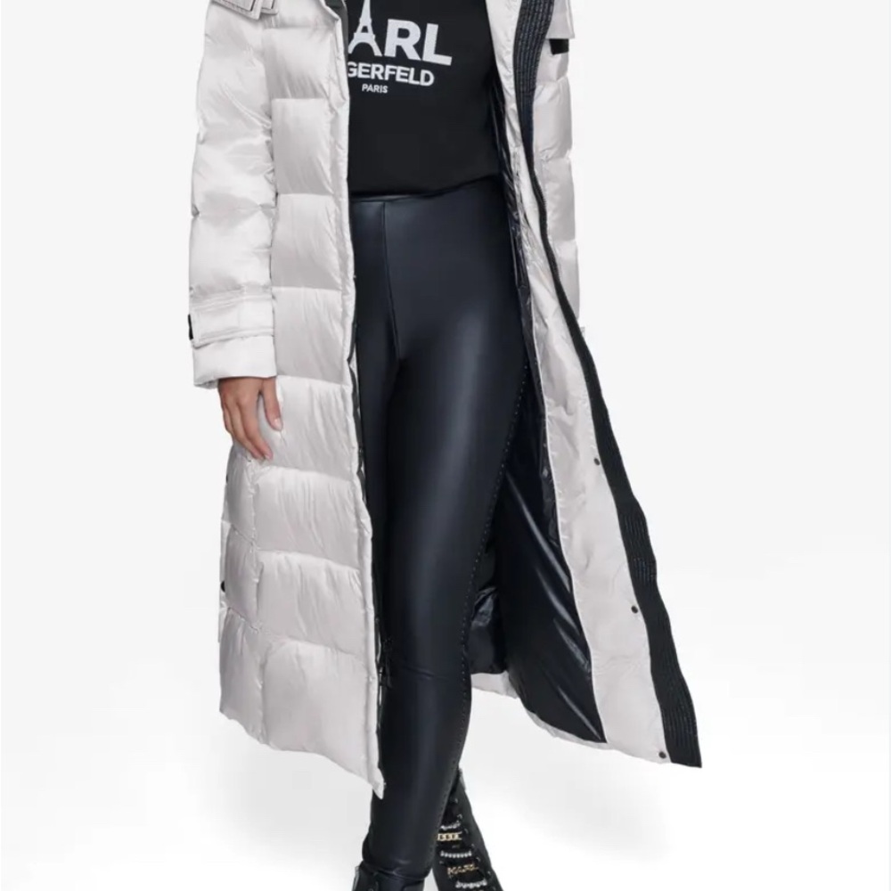 Karl Lagerfeld Black Jacket with Logo Patch NWT - image 1